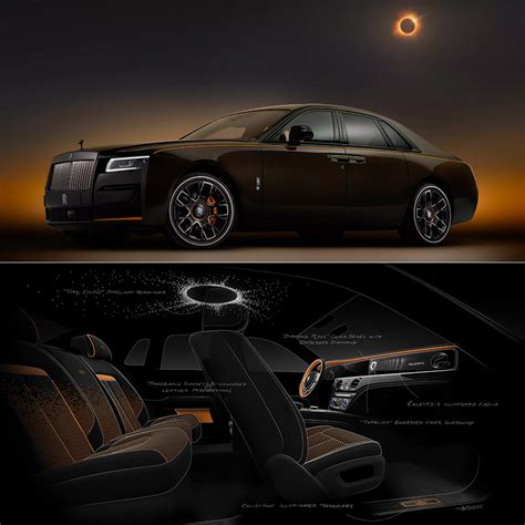 Limited Rolls-Royce Black Badge Ghost Ekleipsis Private Collection Has Solar Eclipse Starlight ...