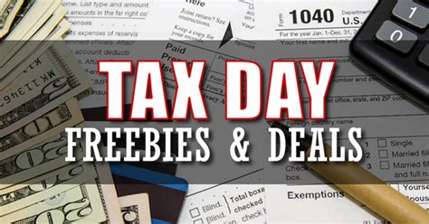 Tax Day 2018: Cash in on freebies and deals