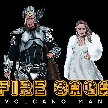 "Eurovision Fire Saga Volcano Man Ferrell and Mcadams" Tri-blend T-Shirt for Sale by ...