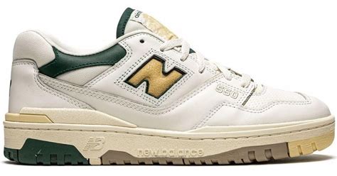 New Balance Leather X Aimé Leon Dore 550 Sneakers "natural Green" in ...