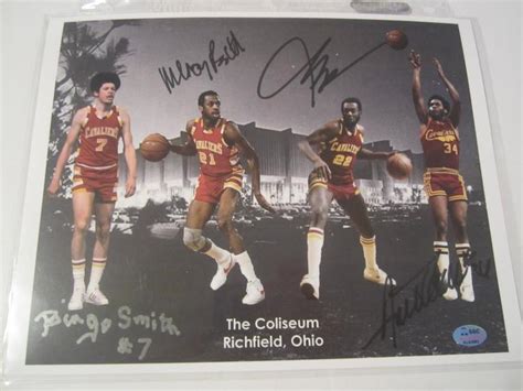 Sold Price: Bingo Smith + 3 others Cleveland Cavaliers Hand Signed ...