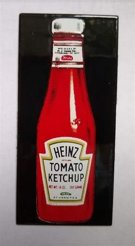 HEINZ Tomato Ketchup Glass Bottle. - Etsy