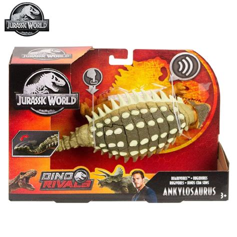 Jual JURASSIC WORLD Dino Rivals Roarivores Ankylosaurus Figure | Shopee Indonesia