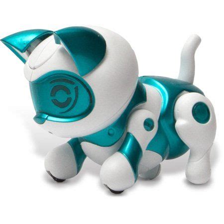 Tekno Robotic Pets, Newborn Kitty, Teal - Walmart.com | Pet cat toys, Robot cat toy, Robot cat