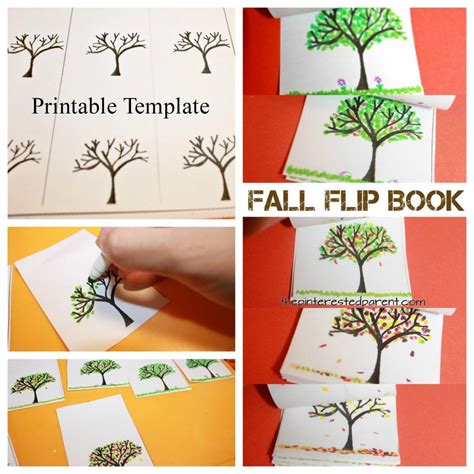 Fall Tree Flip Book – The Pinterested Parent | Flip book, Mini flip ...