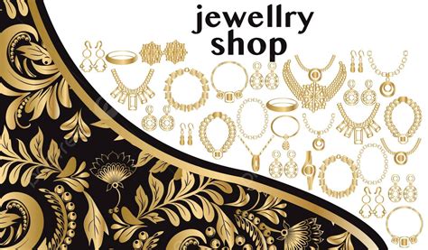 Jewels Shop Banner Template Woman Beautiful Bijouterie Vector, Woman, Beautiful, Bijouterie PNG ...