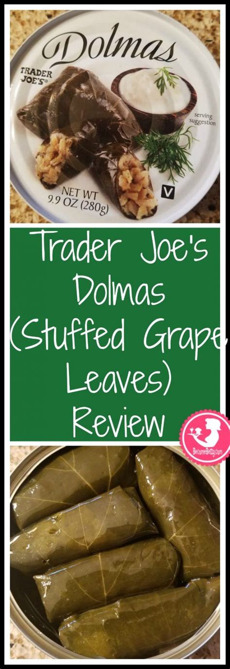 Trader Joe's Dolmas or stuffed grape leaves review. Want to know if ...