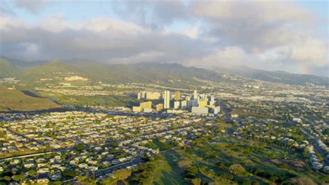 Aerial View Of Pearl City, Hawaii Stock Footage Video 4245617 ...