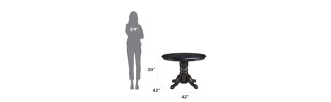 Home Styles 5178-30 Round Pedestal Dining Table, Black Finish : Amazon.ca: Home