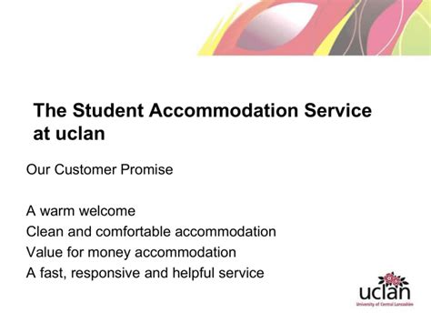 The Student Accommodation Service at uclan