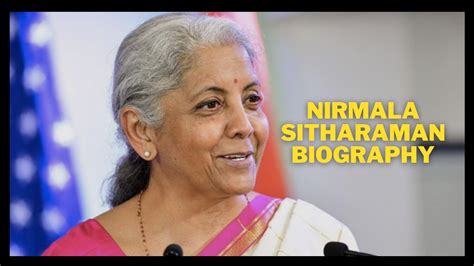 Nirmala Sitharaman Biography: Birth, Age, Family, Education, Political ...