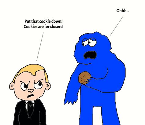 Put That Cookie Down, Cookie Monster! by MJEGameandComicFan89 on DeviantArt