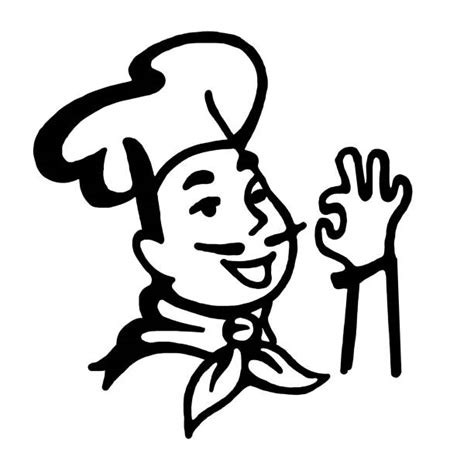 3,000+ Chef Black And White Stock Illustrations, Royalty-Free Vector Graphics & Clip Art - iStock