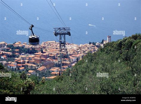 Cable Car at Malcesine Lake Garda Italy Stock Photo - Alamy