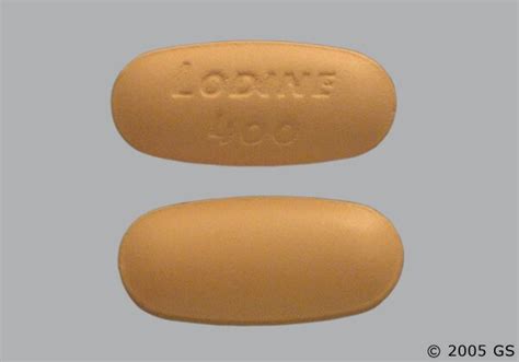 Lodine Oral Tablet 400Mg Drug Medication Dosage Information