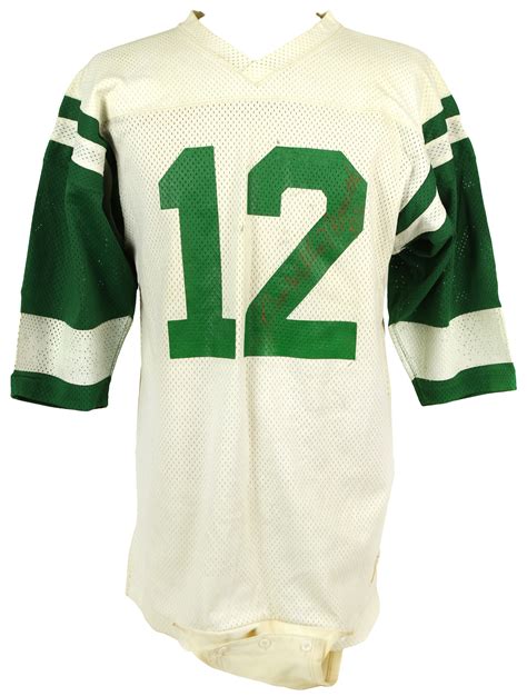 Lot Detail - 1973-75 Joe Namath New York Jets Game Worn Road Jersey ...