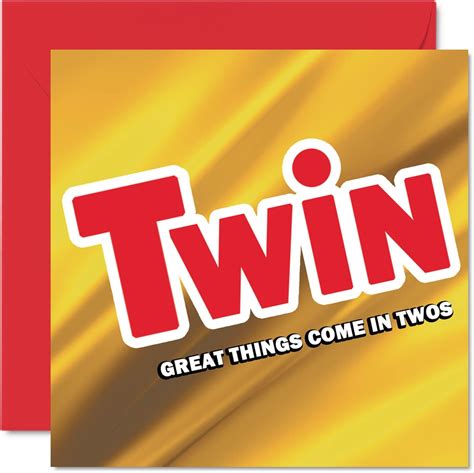 Amazon.com : Funny Twin Birthday Cards for Women Men - Twins - Happy ...