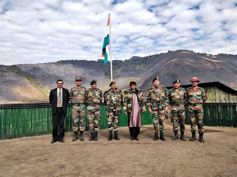 Defence Minister Nirmala Sitharaman visits forward areas along India-China Border in Dibang ...