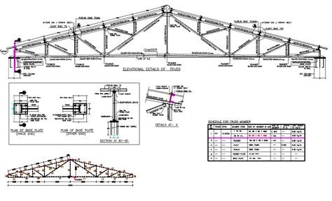 Roof Truss Detail Drawing