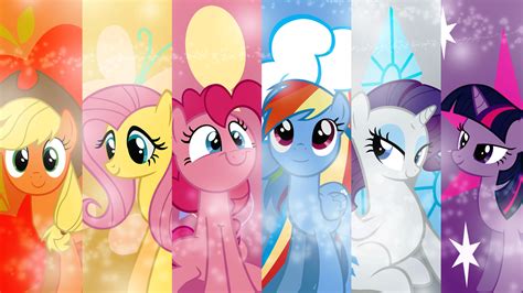 The mane 6 - My Little Pony Friendship is Magic Wallpaper (37428460 ...