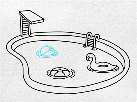 Draw a Swimming Pool - HelloArtsy