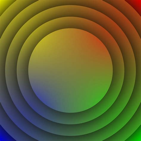 Concentric Gradient Color Discs Free Stock Photo - Public Domain Pictures