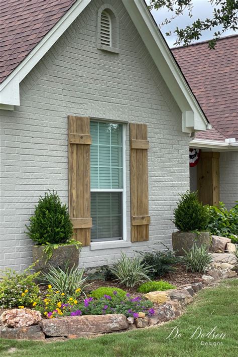 How Painting Red Brick Made The Exterior Of Our House Look Huge | Brick ...