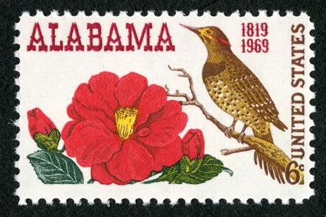 USA 1969 Alabama Statehood 1819 (22) | Vintage postage stamps, Usa ...