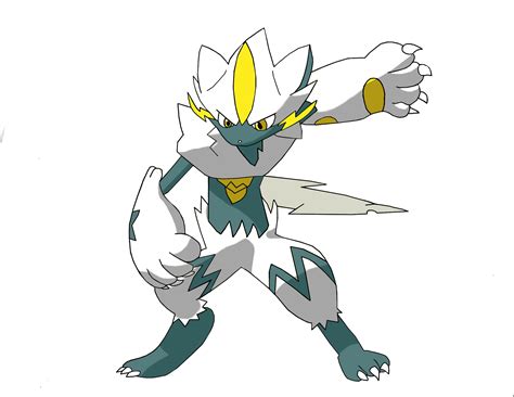 Scan0152 Shiny Zeraora by Wildcat1999 on DeviantArt