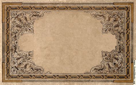 Vintage ornate border