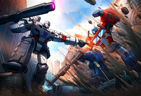 Transformers Optimus Vs Megatron Fanart: 13 X 19 Anime Poster - Etsy Canada