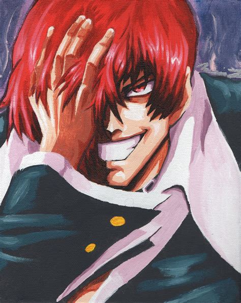 Portrait of Iori Yagami by ReeceHoward on DeviantArt