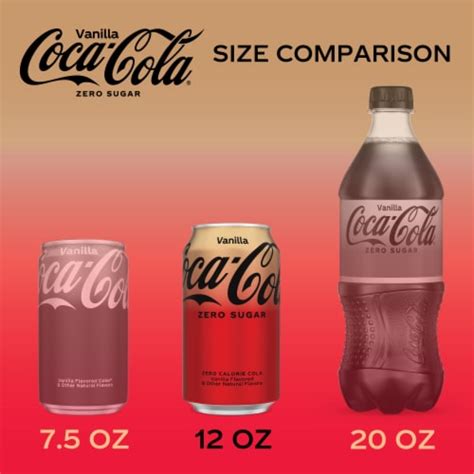 Coca-Cola® Zero Sugar Vanilla Soda Cans, 12 pk / 12 fl oz - Kroger