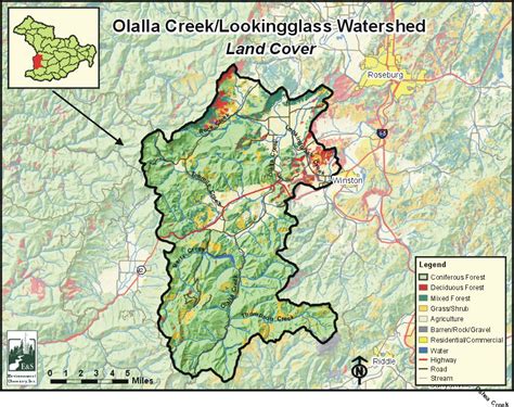 Olalla Creek-Lookingglass Creek Watershed | oregonexplorer | Oregon ...