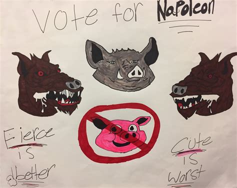 napoleon animal farm propaganda poster - paintingrolloofnormandy