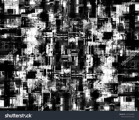 Black White Texture Art Stock Illustration 1427610245 | Shutterstock