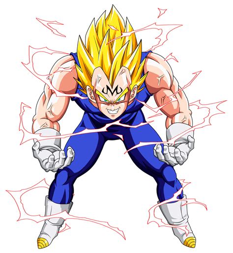 Majin Vegeta SSJ2 by Bardock10 on DeviantArt