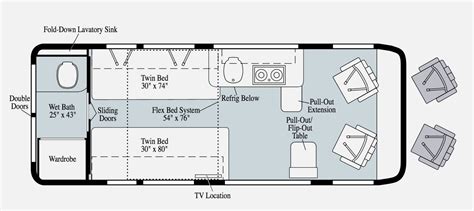 Travato Floor Plan - floorplans.click