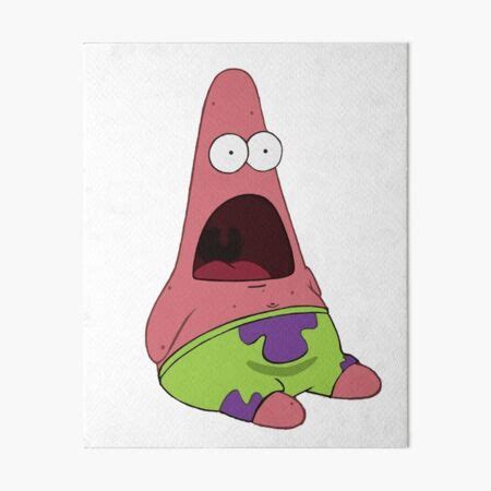 "Patrick Screaming Meme" Art Board Print for Sale by MemeShoppp | Redbubble