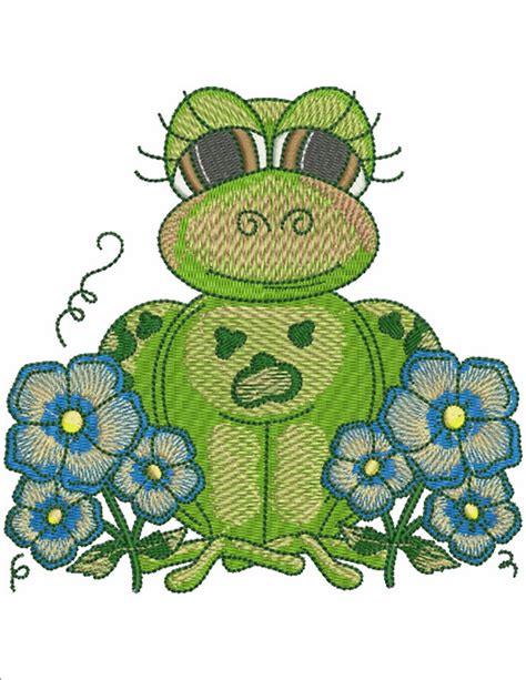 Whimsical Frogs and Garden Critters | Machine Embroidery Designs By Sew Swell