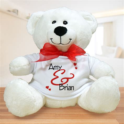 Personalized Couples Love Teddy Bear | GiftsForYouNow