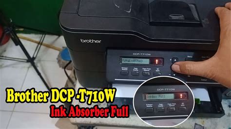 Brother DCP-T710W INK ABSORBER FULL l Easy Fix - YouTube