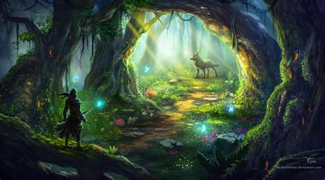 The Fairy Forest by TinyTruc on DeviantArt