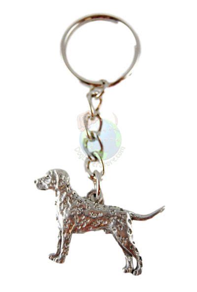 Dalmatian Keychain Pewter