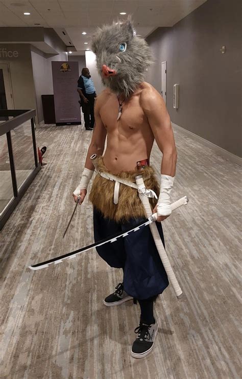 My Inosuke Cosplay at DragonCon : r/KimetsuNoYaiba