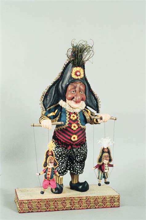 Punchinello Puppeteer -14" | Art dolls, Puppets, Samurai gear