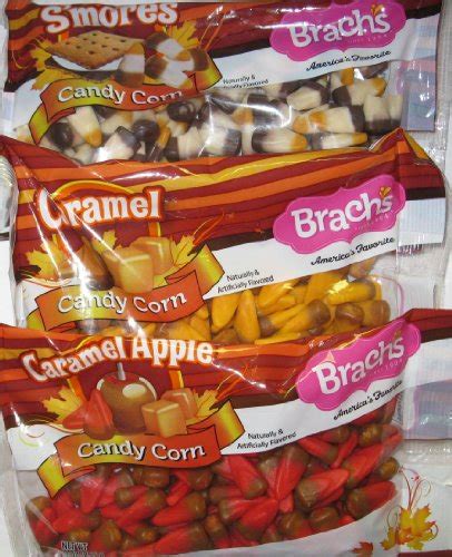 Brach\'s S\'mores, Caramel, and Caramel Apple Candy Corn 9oz bag of each Food, Beverages Tobacco ...