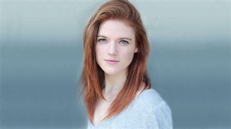 Download Redhead Blue Eyes Actress Celebrity Rose Leslie HD Wallpaper