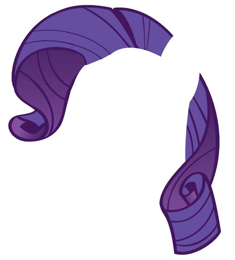 Rarity Hair Vector by TheGirlNamedSig on DeviantArt