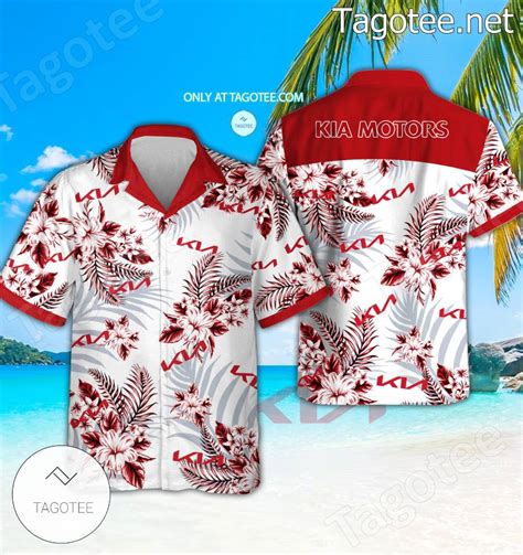 Kia Motors Logo Hawaiian Shirt And Shorts - BiShop - Tagotee